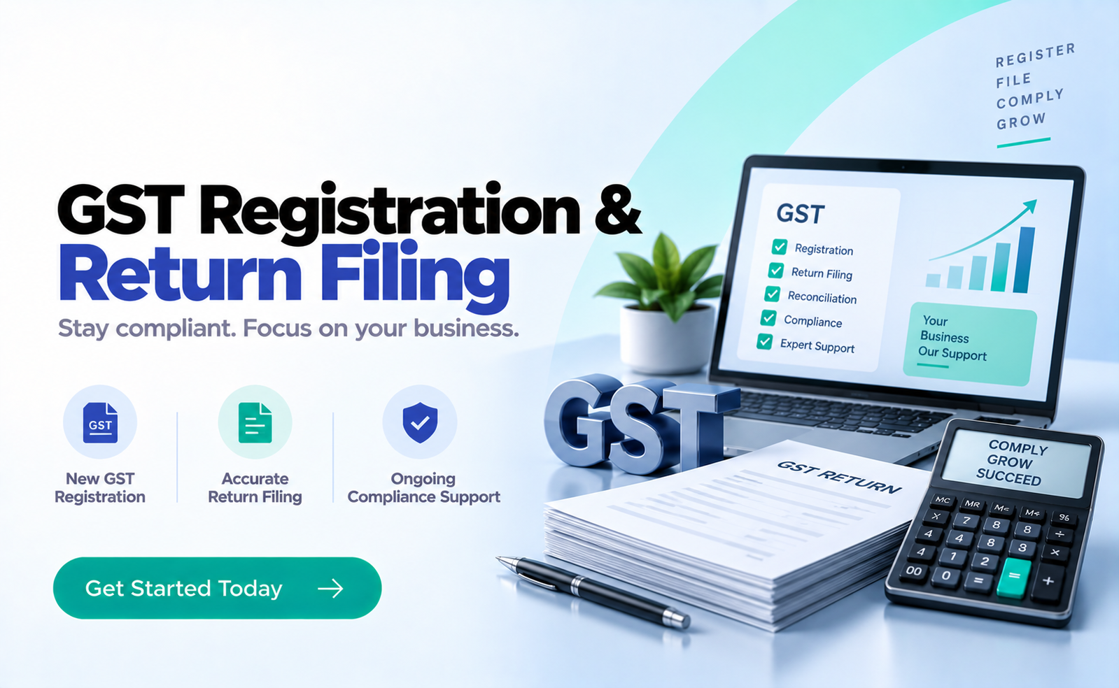 GST Registration & Return Filing Banner