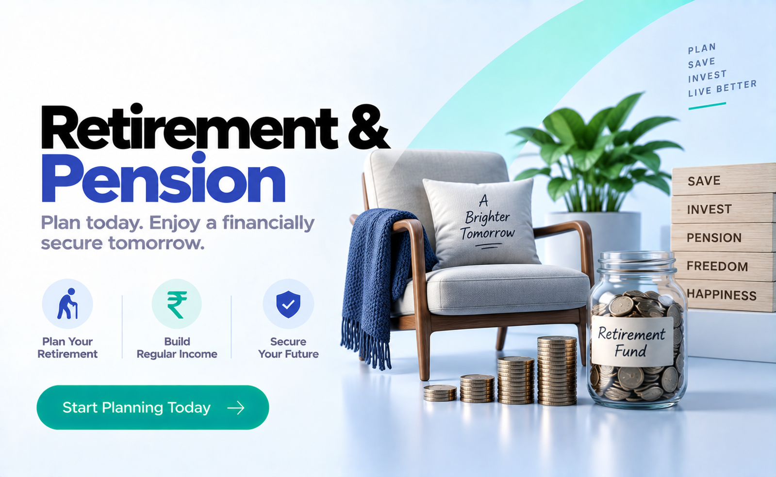 Retirement & Pension Portfolios Banner